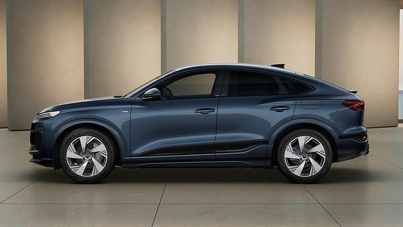 Ny Audi Q6 Sportback e-tron S-Line 185 kW (252 HK) 2025 Blå (plasmablå metallic) SUV