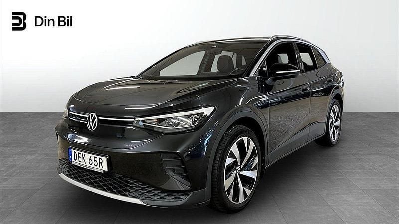 Mörkgrå Begagnad 2021 VW ID.4 Pro Performance SUV | 239 900 kr (Superpris) - Bild 1/4