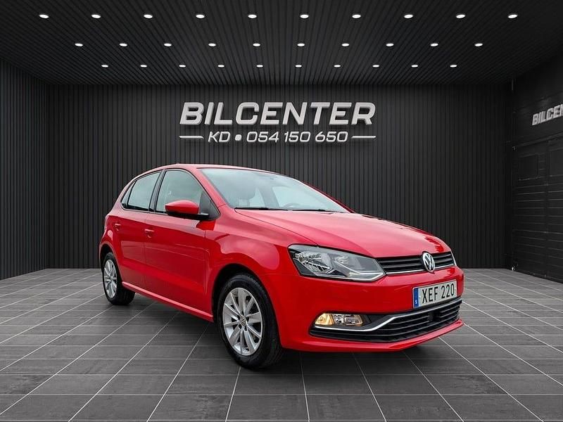 Röd Begagnad 2014 VW Polo Halvkombi | 99 900 kr (Marknadspris) - Bild 1/4