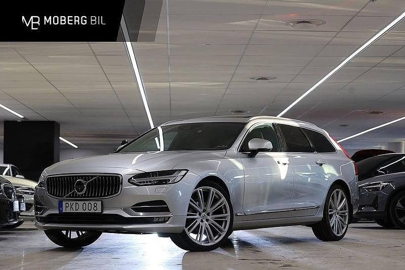 Begagnad Volvo V90 Inscription 190 HK (139 kW) 2017 Silver Kombi