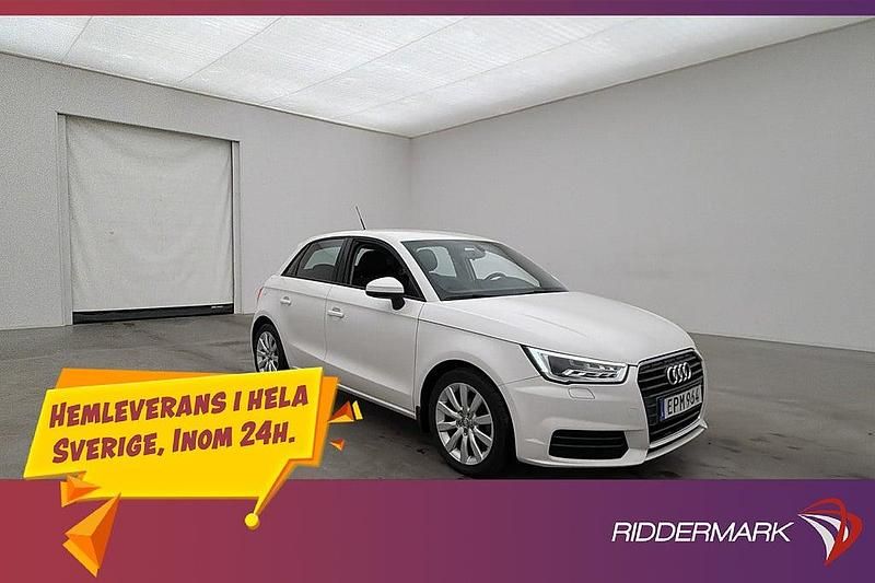 Vit Begagnad 2016 Audi A1 Sportback Sport Halvkombi | 134 990 kr (Marknadspris) - Bild 1/3