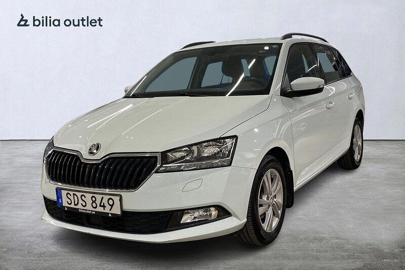 Vit Begagnad 2018 Skoda Fabia Style Kombi | 129 900 kr (Marknadspris) - Bild 1/3