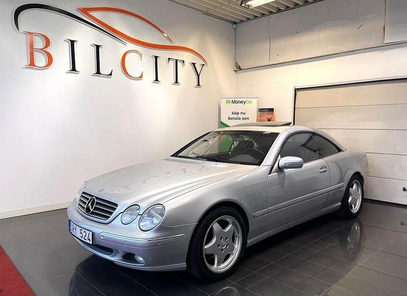 Begagnad Mercedes CL600 368 HK (270 kW) 2002 Ljusgrå (grå) Sportkupé