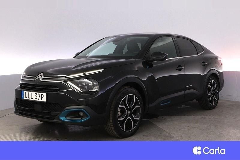 Svart Begagnad 2022 Citroën e-C4 Exclusive Sedan | 231 900 kr (Marknadspris) - Bild 1/4