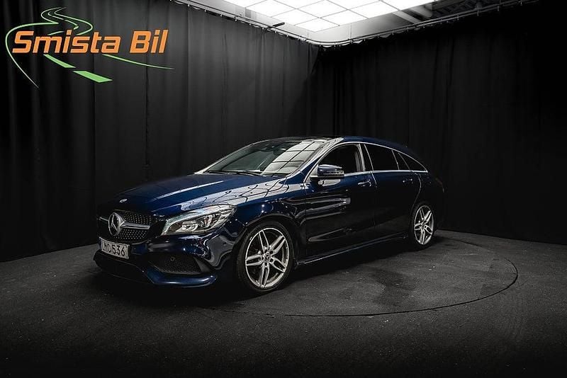 Blå Begagnad 2018 Mercedes CLA220 AMG Sedan | 194 600 kr (Marknadspris) - Bild 1/3