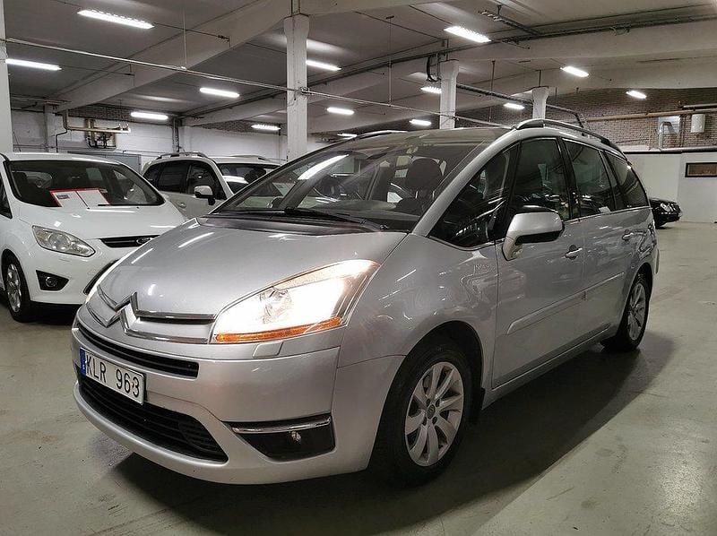 Silver Begagnad 2010 Citroën Grand C4 Picasso Minibuss | 26 900 kr (Marknadspris) - Bild 1/4