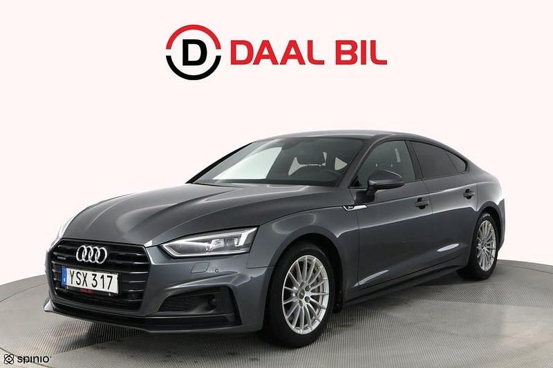 Grå Begagnad 2017 Audi A5 S-Line Halvkombi | 269 700 kr (Marknadspris) - Bild 1/4