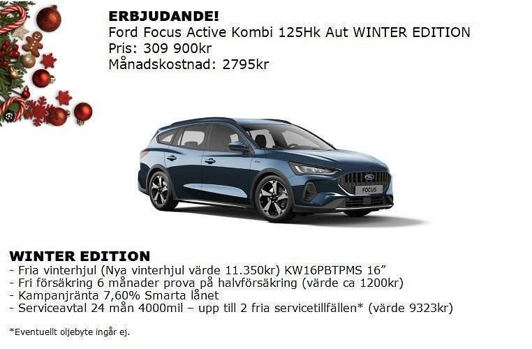 Begagnad 2023 Ford Focus Active Kombi | 309 900 kr - Bild 1/4