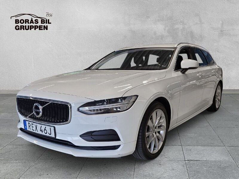 Vit Begagnad 2019 Volvo V90 Momentum Kombi | 195 000 kr (Marknadspris) - Bild 1/4
