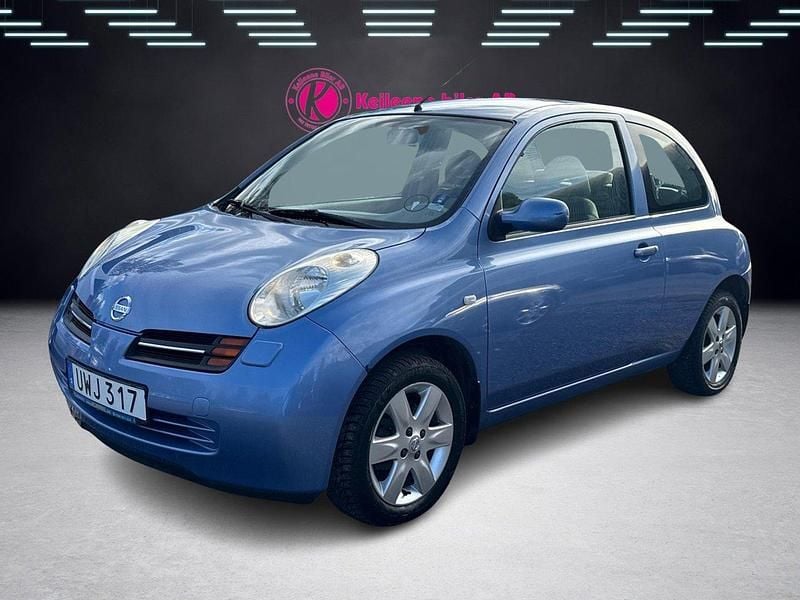 Ljusblå Begagnad 2003 Nissan Micra Halvkombi | 26 900 kr (Lite dyr) - Bild 1/4
