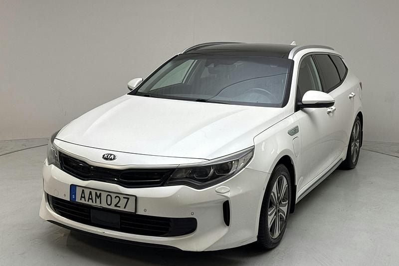Vit Begagnad 2018 Kia Optima 2 Kombi | 138 000 kr - Bild 1/4