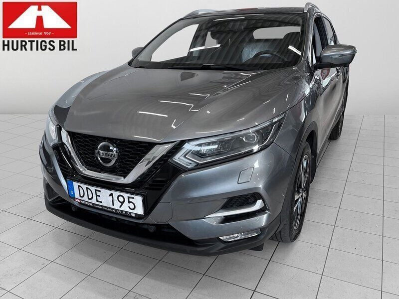 Grå Begagnad 2018 Nissan Qashqai Tekna SUV | 189 900 kr (Marknadspris) - Bild 1/4