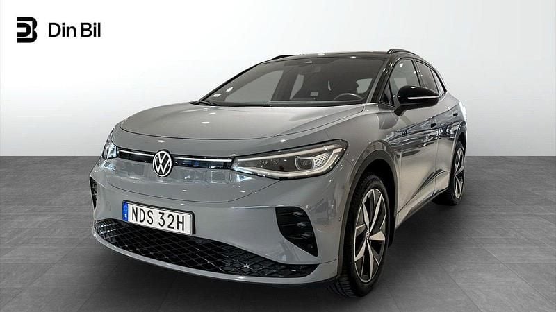 Grå (moonstone grey black) Begagnad 2023 VW ID.4 GTX SUV | 389 900 kr (Superpris) - Bild 1/4
