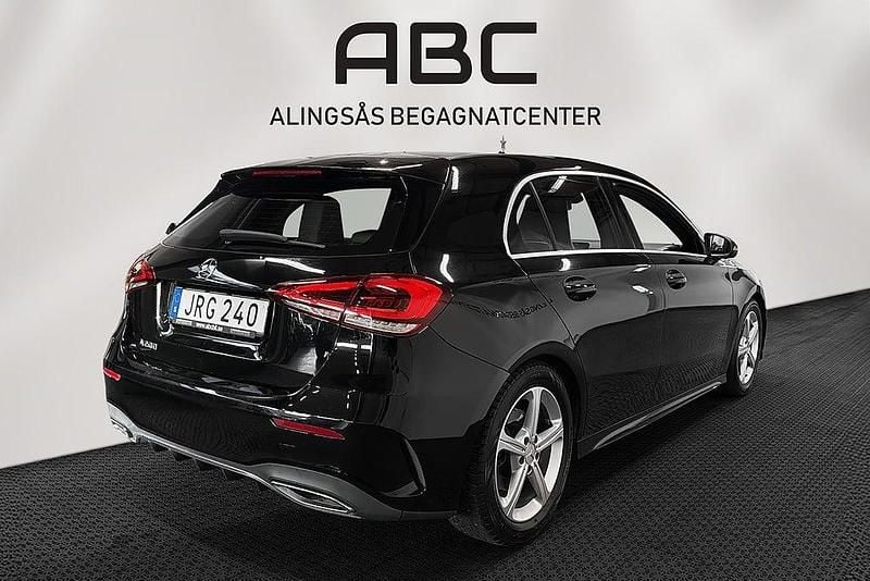 Begagnad Mercedes A200 AMG 163 HK (119 kW) 2018 Svart Halvkombi