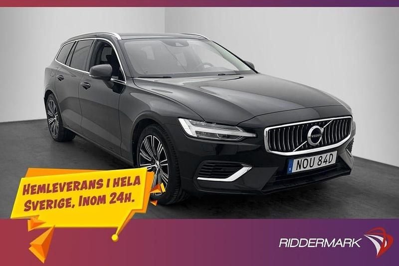 Svart Begagnad 2022 Volvo V60 Inscription Kombi | 349 900 kr (Marknadspris) - Bild 1/3