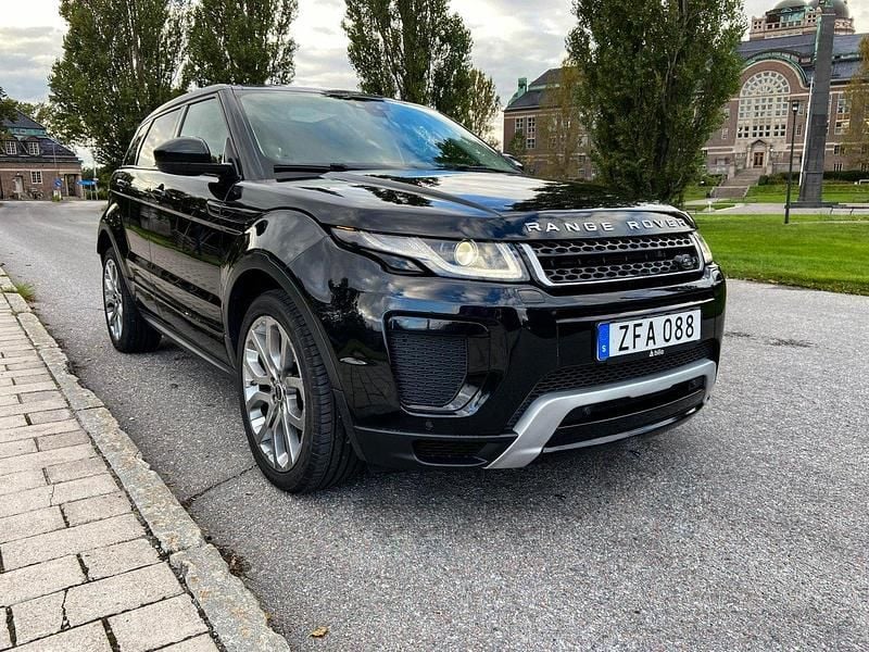 Svart Begagnad 2018 Land Rover Range Rover evoque SE Dynamic SUV | 255 000 kr (Superpris) - Bild 1/4