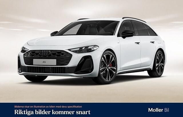 Glaciärvit metallic Begagnad 2025 Audi A5 S-Line Sportkupé | 689 900 kr - Bild 1/4