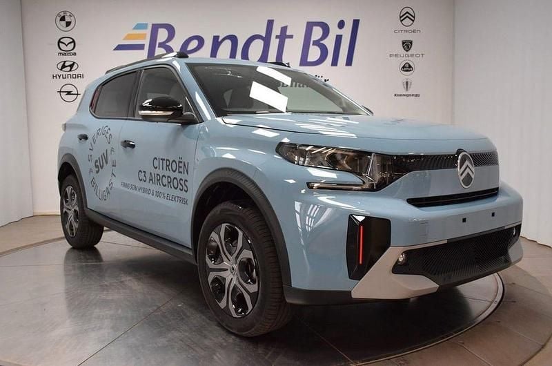Blå Ny 2025 Citroën C3 Aircross SUV | 299 300 kr (Lite dyr) - Bild 1/3