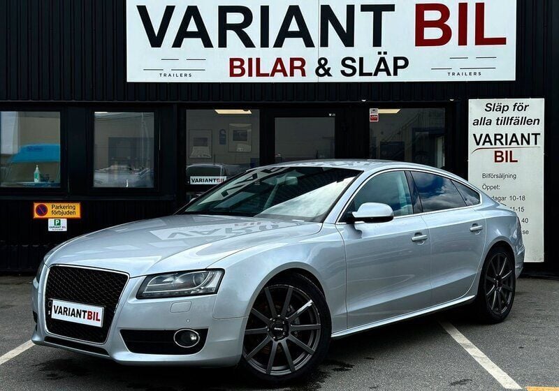 Silver Begagnad 2012 Audi A5 Sportback Comfort Sportkupé | 109 700 kr (Superpris) - Bild 1/4