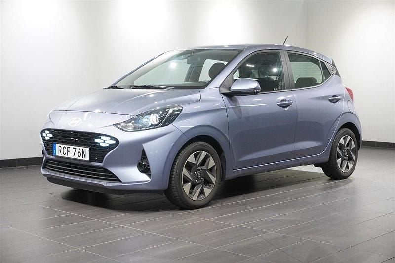 Blå Begagnad 2023 Hyundai i10 Advanced Halvkombi | 169 800 kr (Bra pris) - Bild 1/2