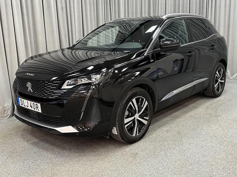 Begagnad Peugeot 3008 GT 131 HK (96 kW) 2023 Svart (perla nera black) SUV
