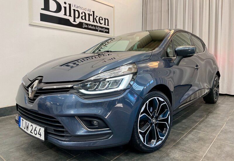 Grå Begagnad 2018 Renault Clio IV Intens Halvkombi | 114 900 kr (Marknadspris) - Bild 1/3