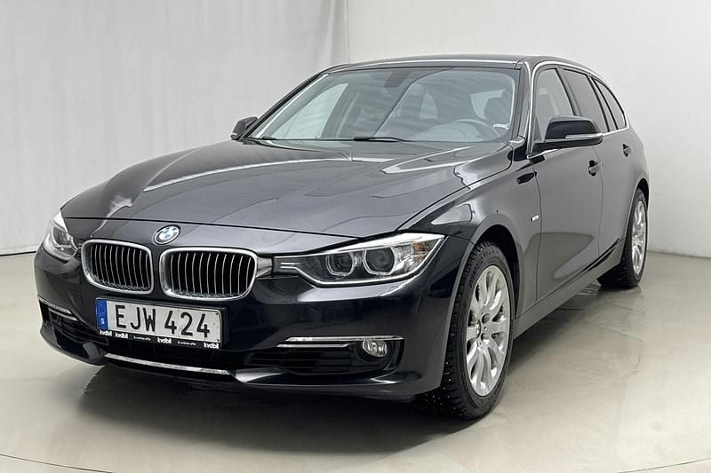 Svart Begagnad 2014 BMW 328 Luxury Line Kombi | 175 000 kr (Marknadspris) - Bild 1/4