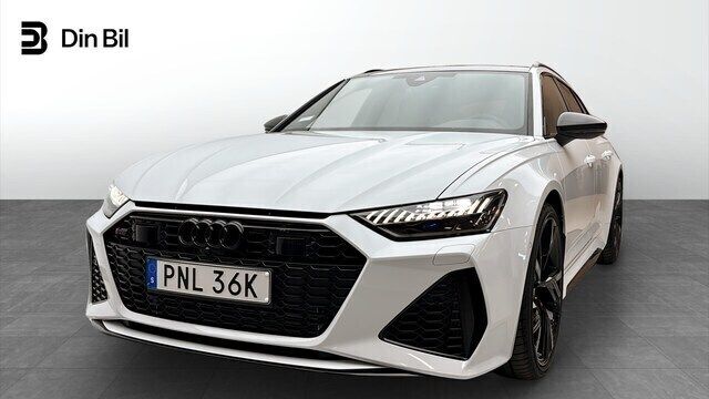 Vit Begagnad 2024 Audi RS6 Performance Kombi | 1 369 000 kr - Bild 1/4