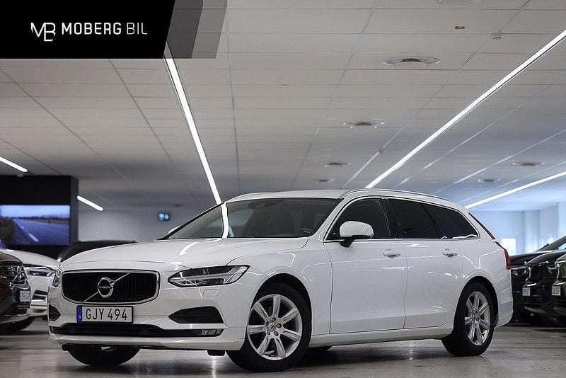 Vit Begagnad 2018 Volvo V90 Momentum Kombi | 209 900 kr (Marknadspris) - Bild 1/3
