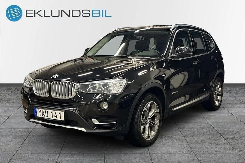 Svart Begagnad 2015 BMW X3 xLine SUV | 179 900 kr (Marknadspris) - Bild 1/4