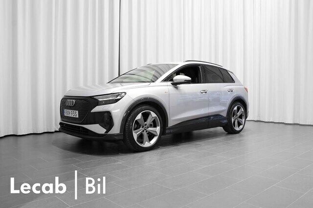 Florettsilver metallic Begagnad 2022 Audi Q4 e-tron S-Line SUV | 379 500 kr - Bild 1/4