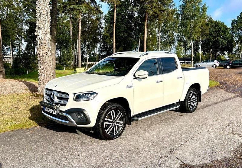 Vit Begagnad 2019 Mercedes X350 Pickup | 459 000 kr (Marknadspris) - Bild 1/4