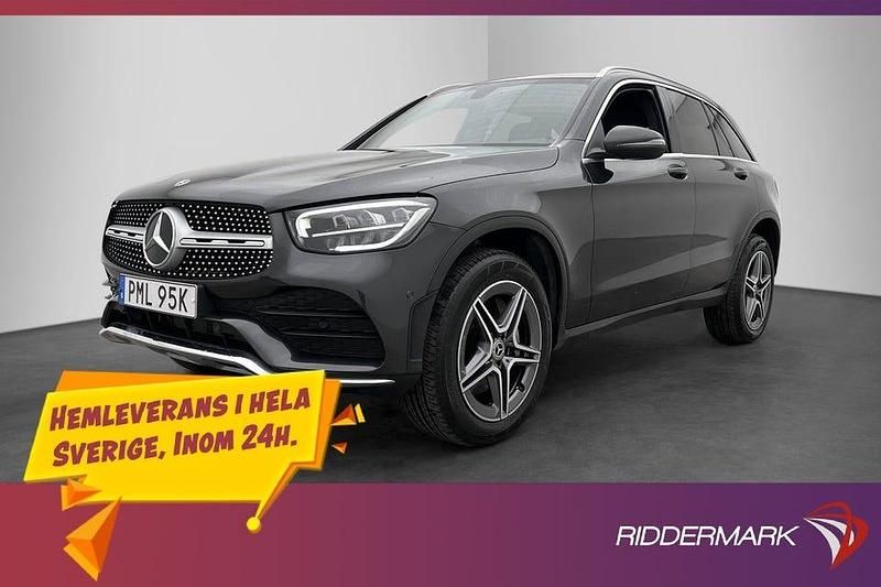 Grå Begagnad 2022 Mercedes GLC300 AMG line SUV | 399 800 kr - Bild 1/3