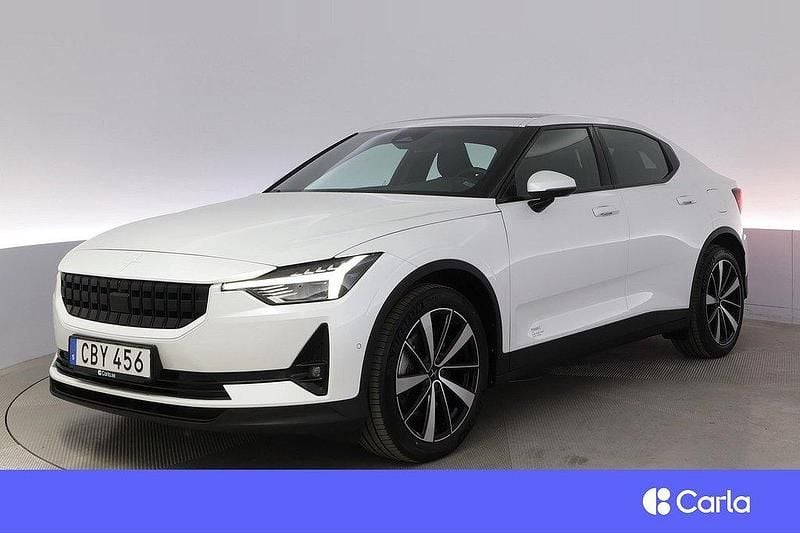 Vit Begagnad 2021 Polestar 2 Pilot Sedan | 374 900 kr (Marknadspris) - Bild 1/4