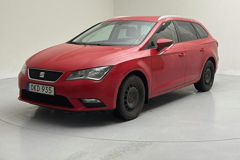 Röd Begagnad 2016 Seat Leon ST Style Kombi | 95 000 kr (Lite dyr) - Bild 1/4