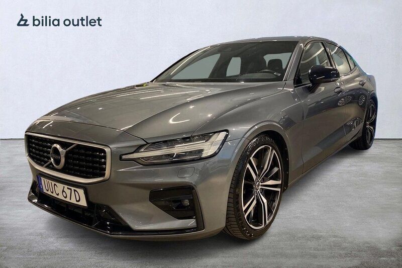 Grå Begagnad 2019 Volvo S60 R-Design Sedan | 279 900 kr (Marknadspris) - Bild 1/4