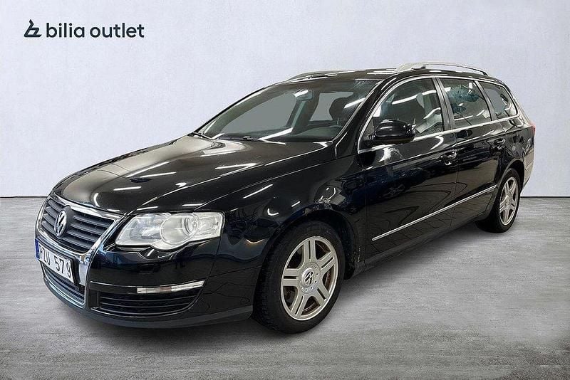 Svart Begagnad 2008 VW Passat Kombi | 15 000 kr - Bild 1/4