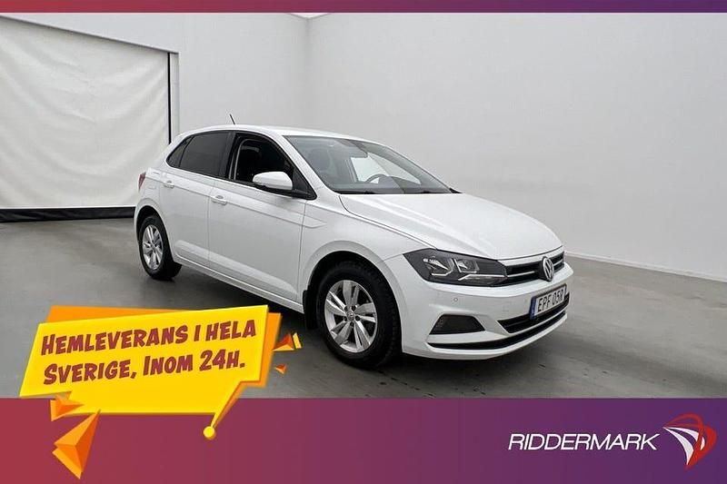 Vit Begagnad 2019 VW Polo Halvkombi | 119 800 kr (Marknadspris) - Bild 1/3