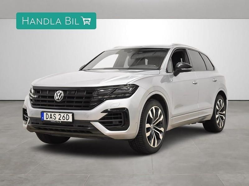 Silver Begagnad 2019 VW Touareg R-line SUV | 479 900 kr (Marknadspris) - Bild 1/4