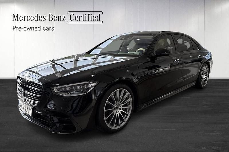 Svart Begagnad 2023 Mercedes S580 Sedan | 1 049 000 kr - Bild 1/4