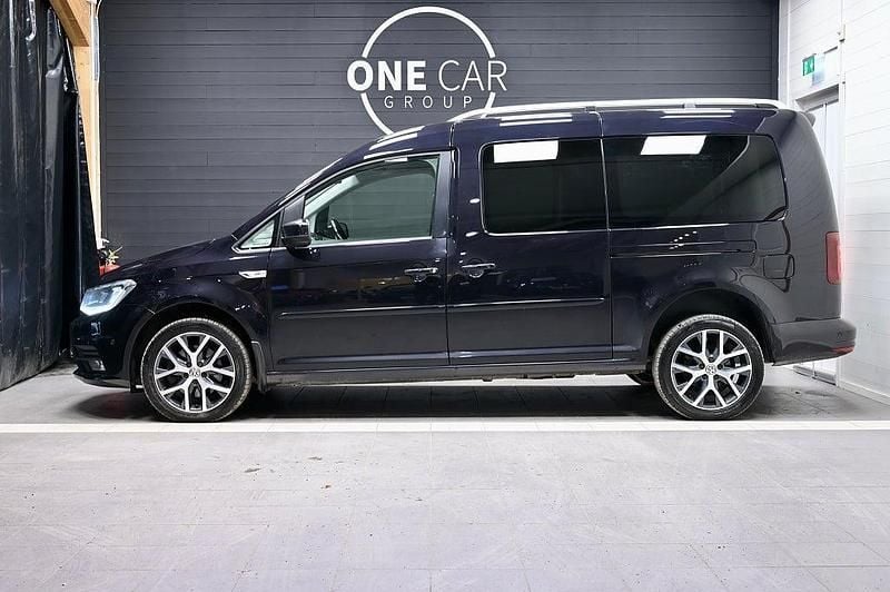 Begagnad VW Caddy Maxi Life Life 150 HK (110 kW) 2018 Svart Minibuss