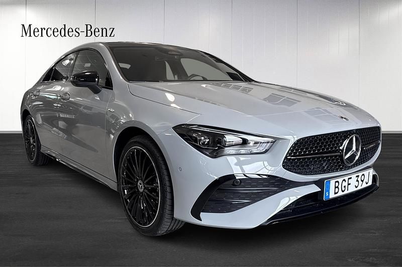 Begagnad Mercedes CLA250e AMG line 218 HK (160 kW) 2025 Grå Sedan