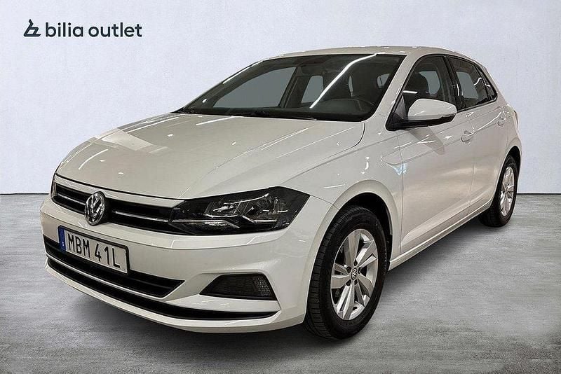 Vit Begagnad 2019 VW Polo Halvkombi | 138 000 kr (Marknadspris) - Bild 1/4