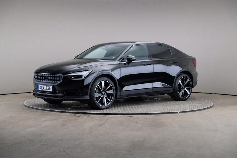 Svart Begagnad 2022 Polestar 2 Long Range Dual motor Sedan | 375 000 kr (Bra pris) - Bild 1/4