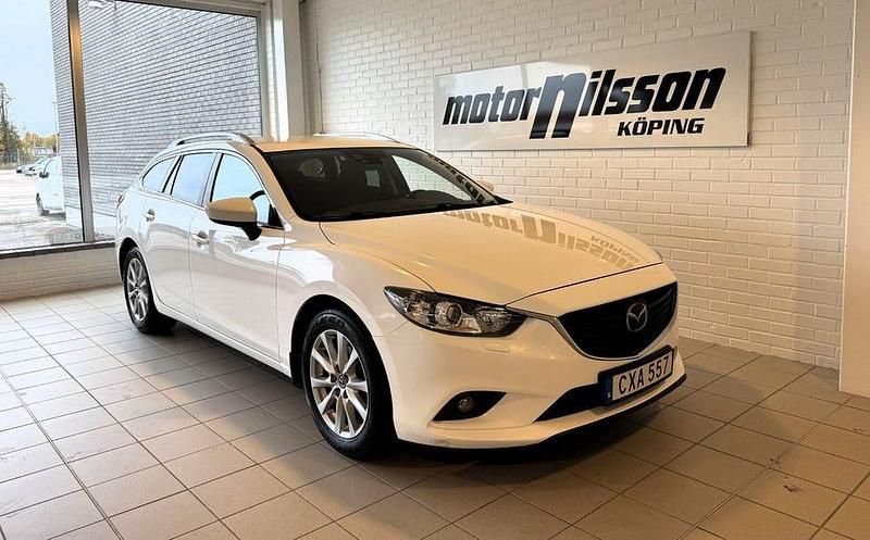 Vit Begagnad 2013 Mazda 6 Kombi | 99 500 kr (Marknadspris) - Bild 1/4