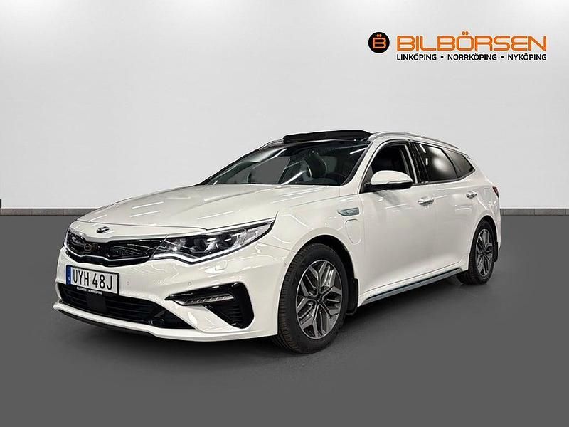 Vit Begagnad 2019 Kia Optima Advance Kombi | 219 900 kr (Lite dyr) - Bild 1/4