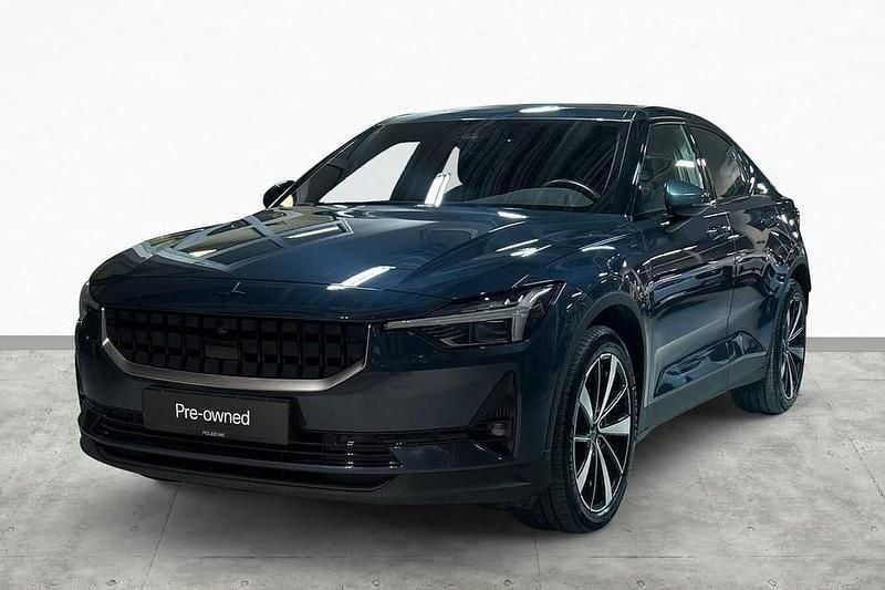 Mörkblå Begagnad 2021 Polestar 2 Pilot Halvkombi | 294 900 kr (Bra pris) - Bild 1/3