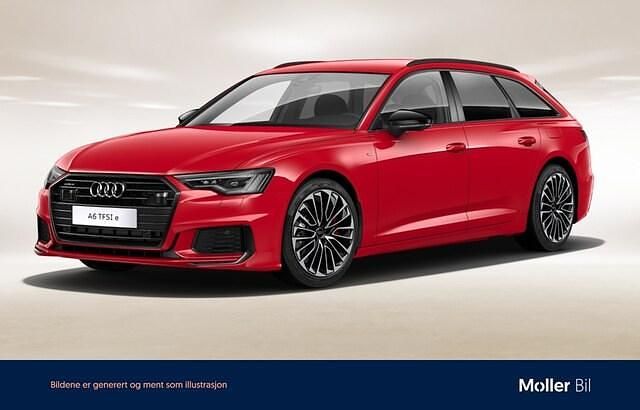 Tangoröd metallic Begagnad 2021 Audi A6 S-Line Kombi | 429 900 kr (Dyr) - Bild 1/4
