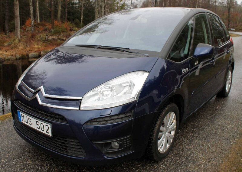Mörkblå (blå) Begagnad 2008 Citroën C4 Picasso Minibuss | 34 000 kr - Bild 1/4