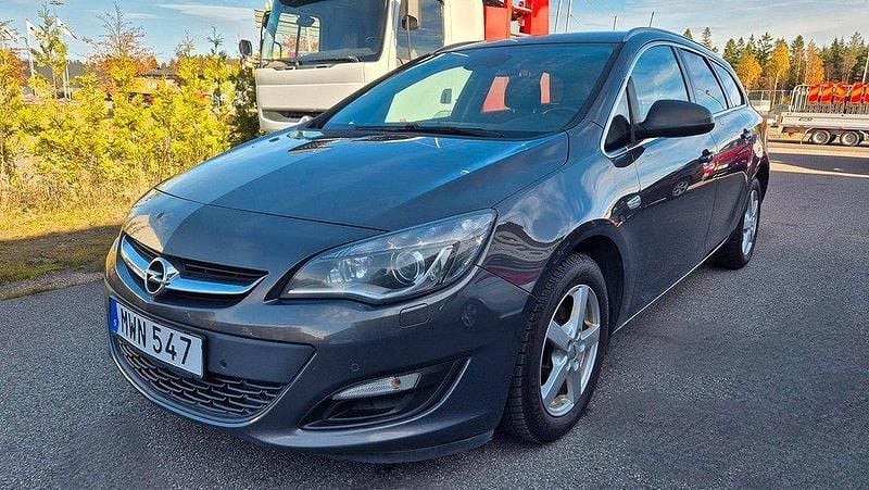 Grå Begagnad 2015 Opel Astra Enjoy Kombi | 79 900 kr (Marknadspris) - Bild 1/4